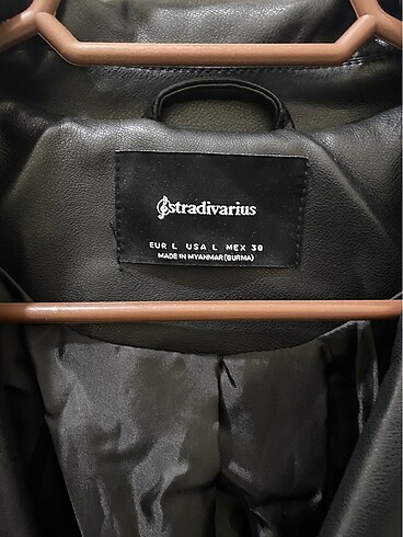 Stradivarius Stradivarius az kullanılmış deri ceket