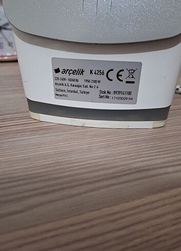  Beden Renk Arçelik Ütü K4256