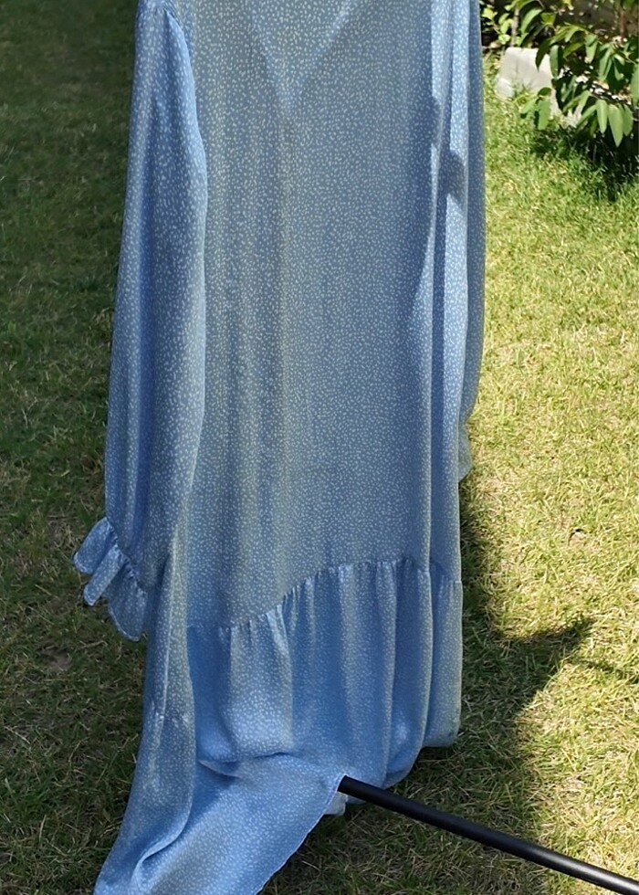 Fabrika saten ipek elbise/tunik - Görsel 5