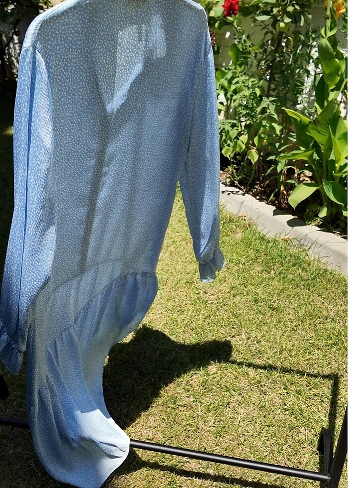 Fabrika saten ipek elbise/tunik - Görsel 4