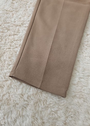 s Beden camel Renk Kadın Kumaş Pantolon