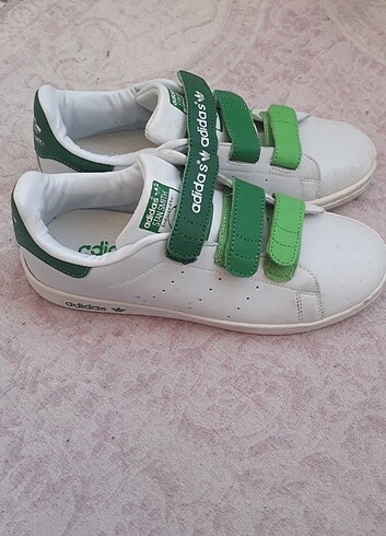 37.5 Beden yeşil Renk Kadın adidas spor ayakkabı 