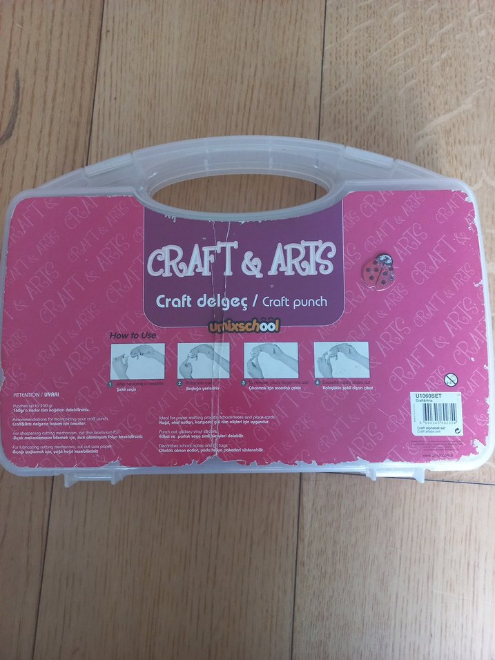 Pembe Pastel Harf Damga Seti - Görsel 3