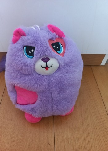 Mor Renkli Peluş Oyuncak Ayıcık
