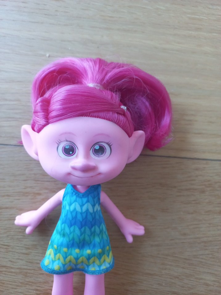 Pembe Saçlı Renkli Troll Figürü - Görsel 2