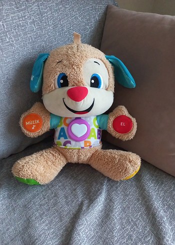 Renkli Eğitici Peluş Köpek Oyuncak - Görsel 2