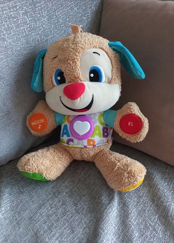 Renkli Eğitici Peluş Köpek Oyuncak - Görsel 3