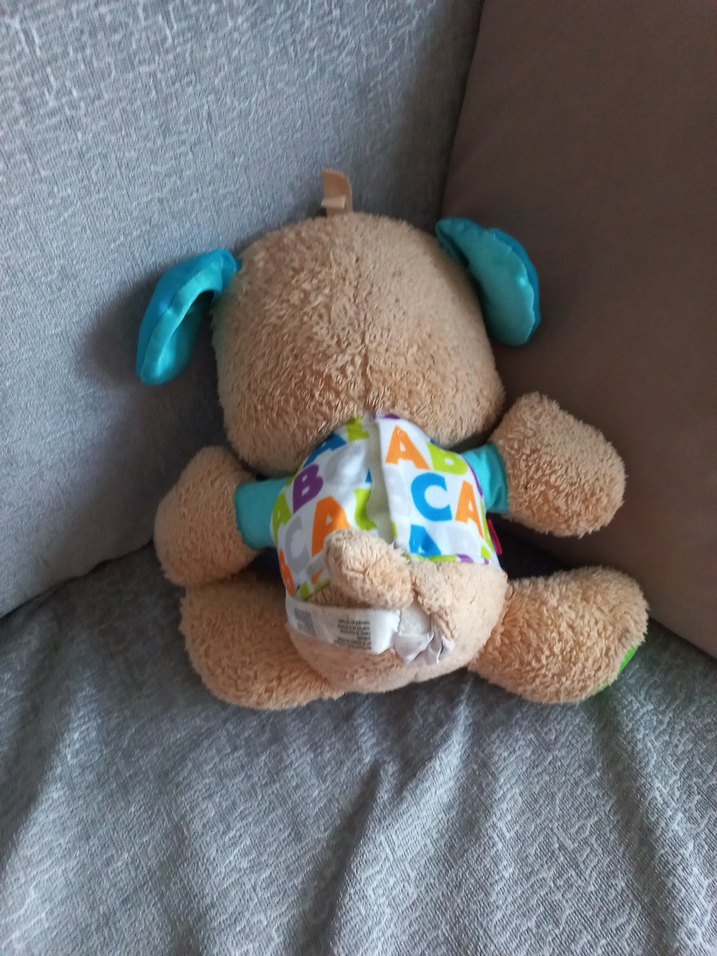 Renkli Eğitici Peluş Köpek Oyuncak - Görsel 4