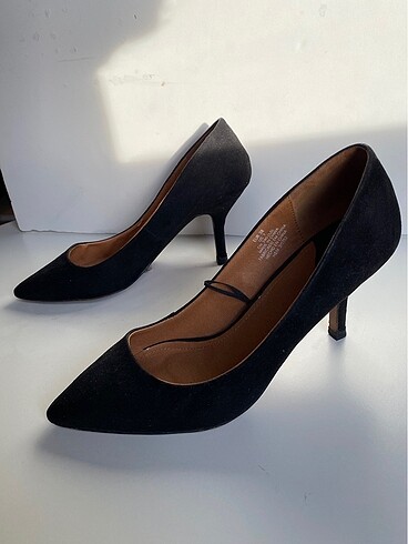 H&M H&M SİYAH NUBUK STİLETTO
