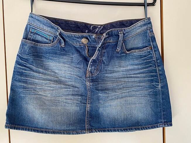 Mavi Jeans MAVİ JEANS MİNİ KOT ETEK