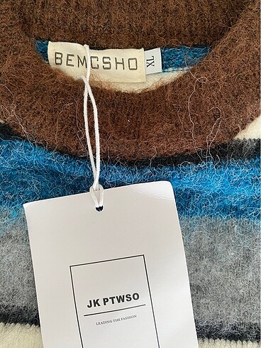 xl Beden çeşitli Renk YUMUŞACIK ÇOK RENKLİ UNISEX KAZAK