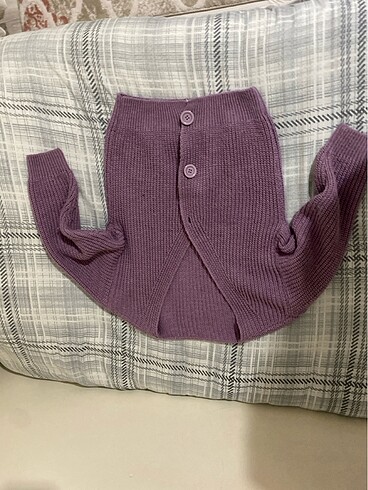 Mor hırka - Görsel 6