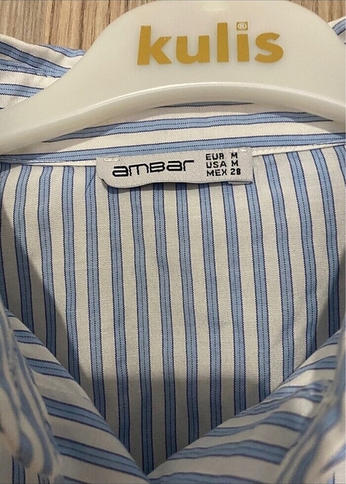 Ambar crop gömlek - Görsel 4