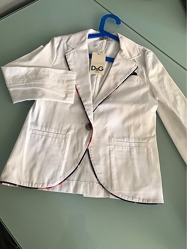 Diğer D&G erkek çocuk keten ceket
