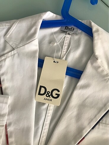 8 Yaş Beden D&G erkek çocuk keten ceket