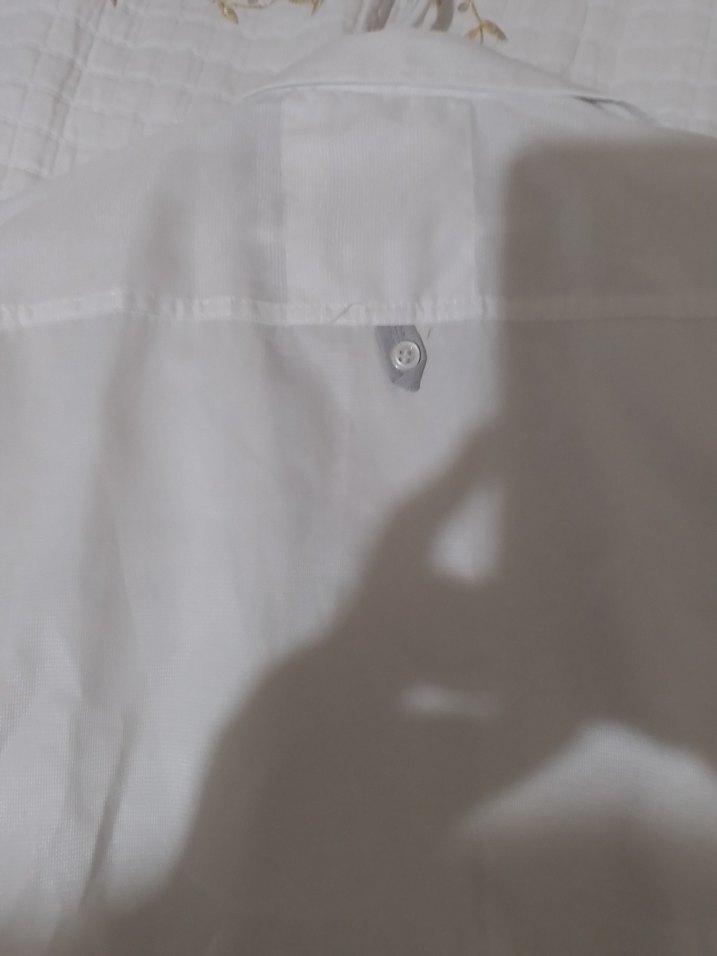 Gri Detaylı Beyaz Uzun Kollu Erkek cocuk Gömlek - Görsel 4