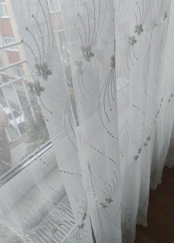 Beyaz Tül Perde - Görsel 2