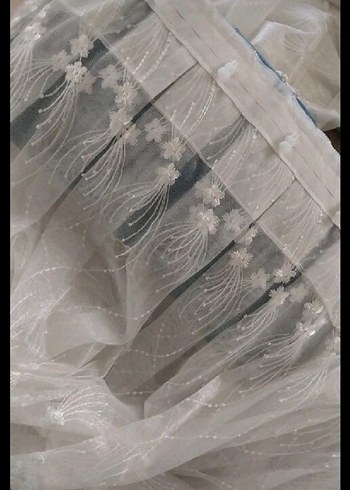 Beyaz Tül Perde - Görsel 3