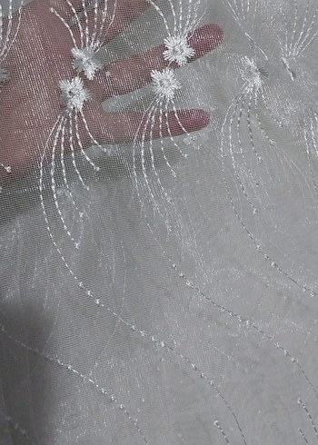 Beyaz Tül Perde - Görsel 9