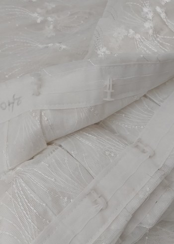 Beyaz Tül Perde - Görsel 8