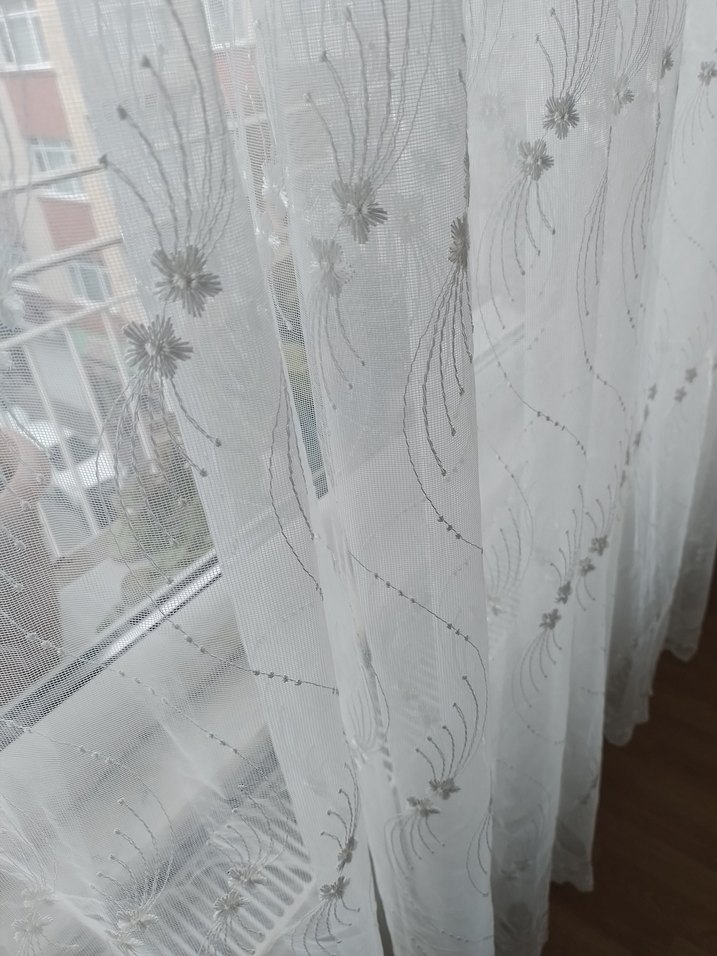 Beyaz Tül Perde - Görsel 2