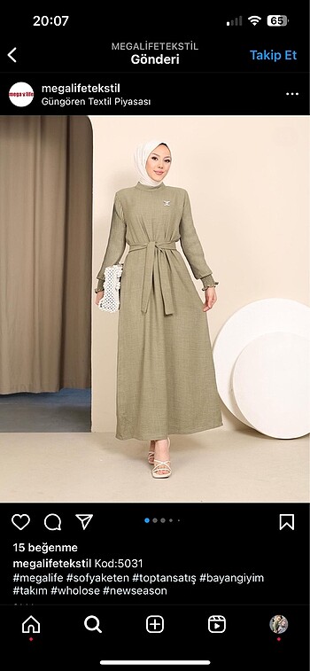 Tesettür elbise - Görsel 4