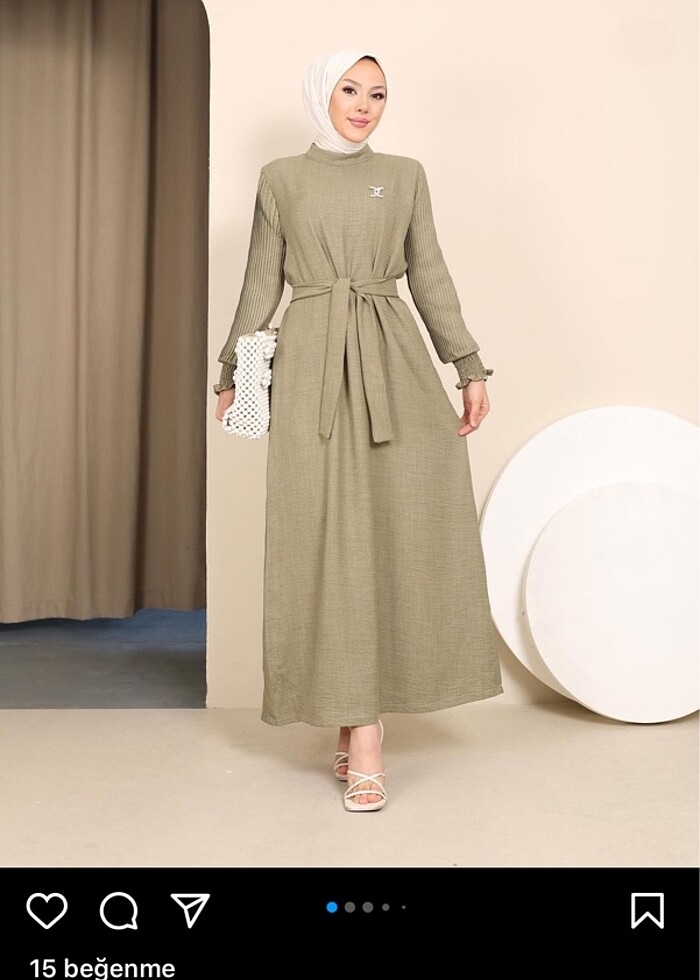 Tesettür elbise - Görsel 4