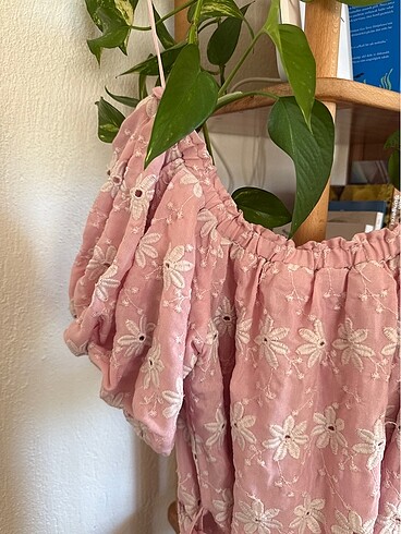 Koton Koton Pudra Pembe Dantel Elbise