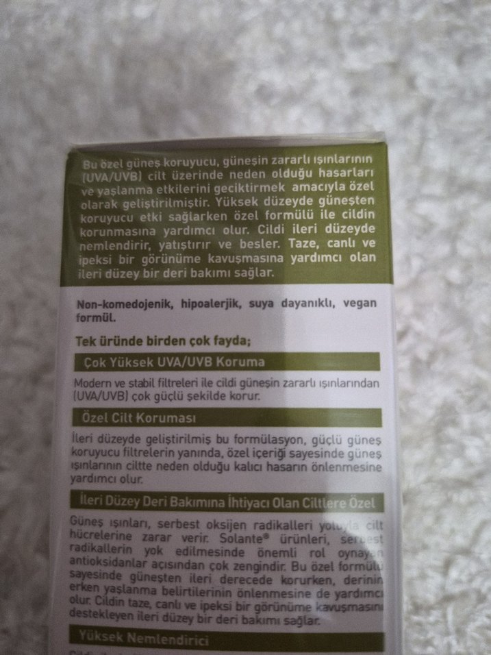 solante ANTİOX güneş kremi - Görsel 2