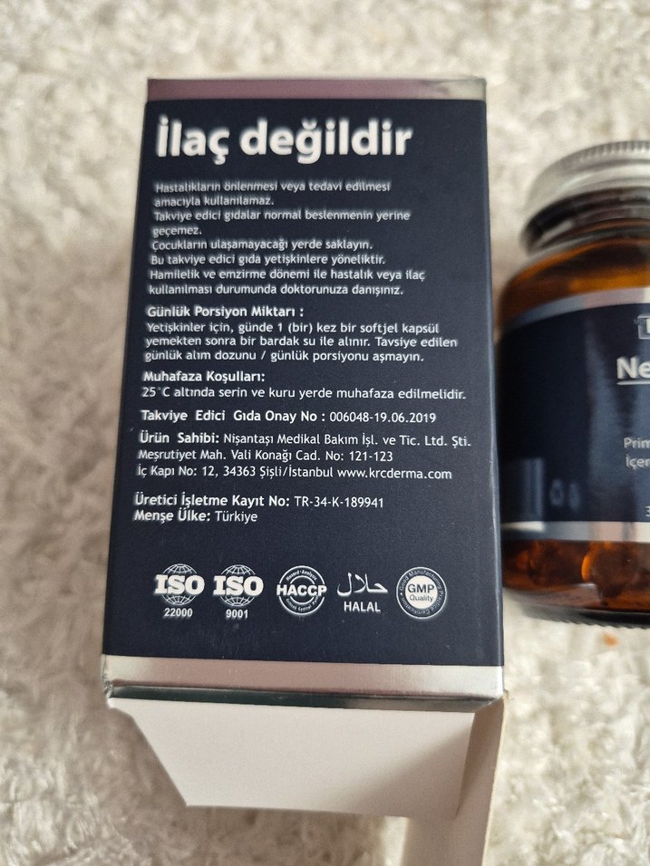 KRCderma Neoccutane Night Omega 3 Takviye Edici - Görsel 2