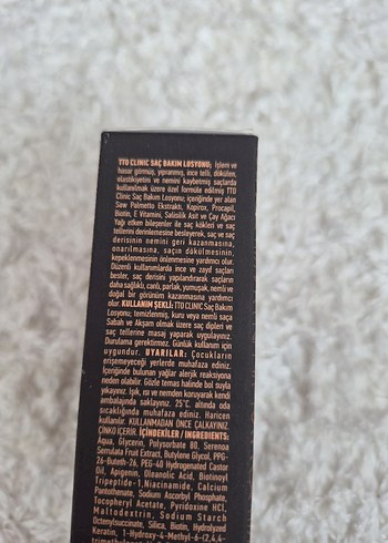 TTO Saç Losyonu 30 ml x 2 Adet - Görsel 2