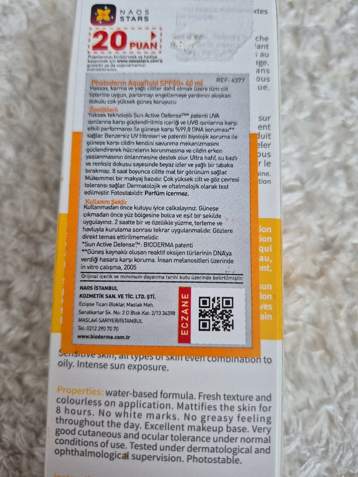Bioderma Photoderm Aquafluide SPF 50 Hassas Cilt - Görsel 3