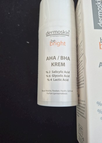 Dermoskin Be Bright AHA/BHA Krem 33ml - Görsel 2