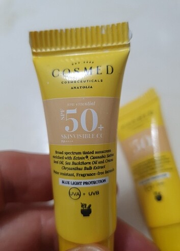 Beden Cosmed sun essentıal spf50 skınvisıble cc