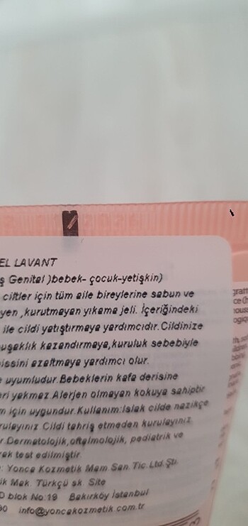 Beden Renk SVR GEL LAVANTA DUS JELI