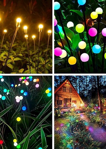 Renkli Bahçe LED Işık Çubukları