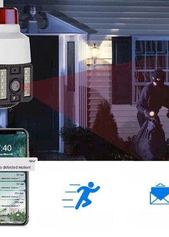Alarmlı Dış Mekan Güvenlik Kamerası