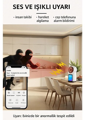akıllı ev güvenlik kamerası - Görsel 5
