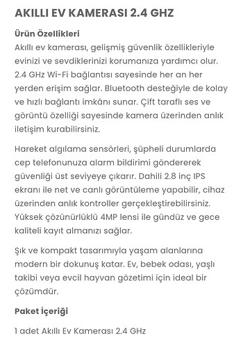 akıllı ev güvenlik kamerası - Görsel 6