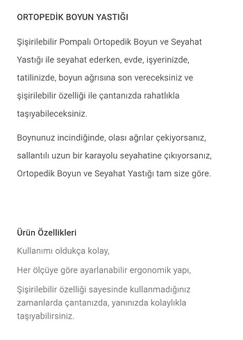 Ortapedik Şişirilebilir Boyun Destek Yastığı - Görsel 5