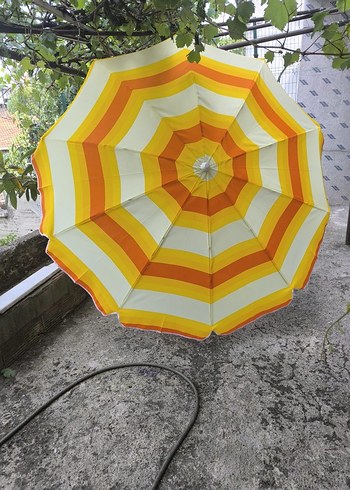 büyük boy plaj ve cafe şemsiyeleri gabardin kumaş - Görsel 6