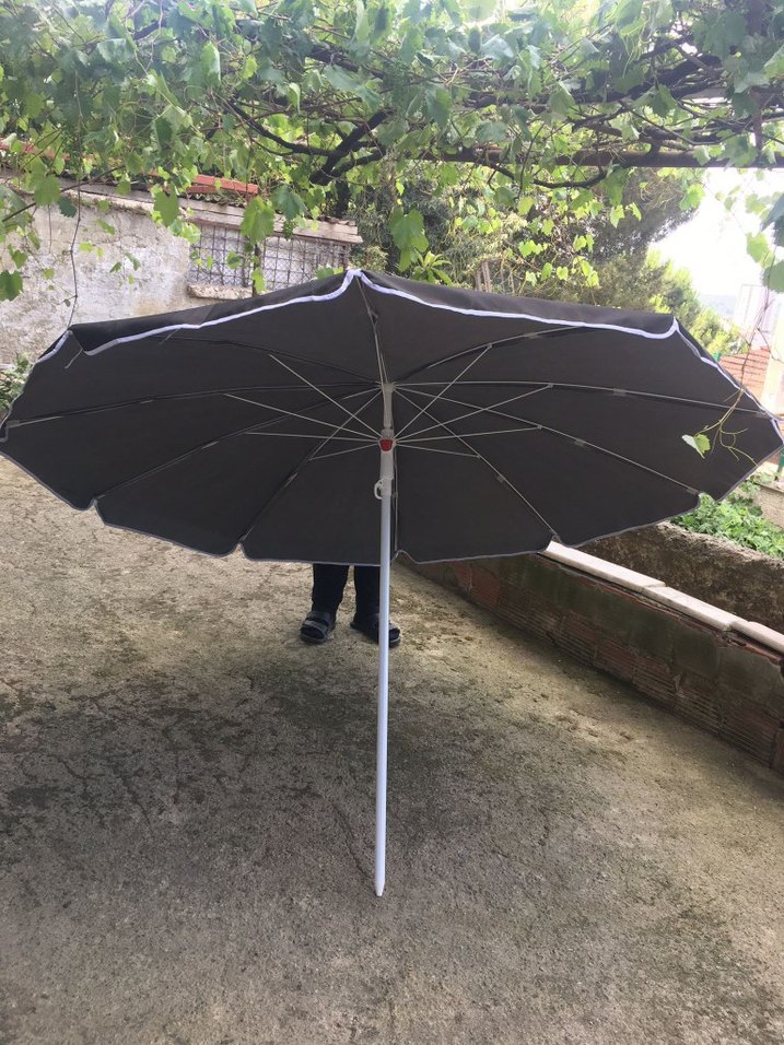büyük boy plaj ve cafe şemsiyeleri gabardin kumaş - Görsel 3