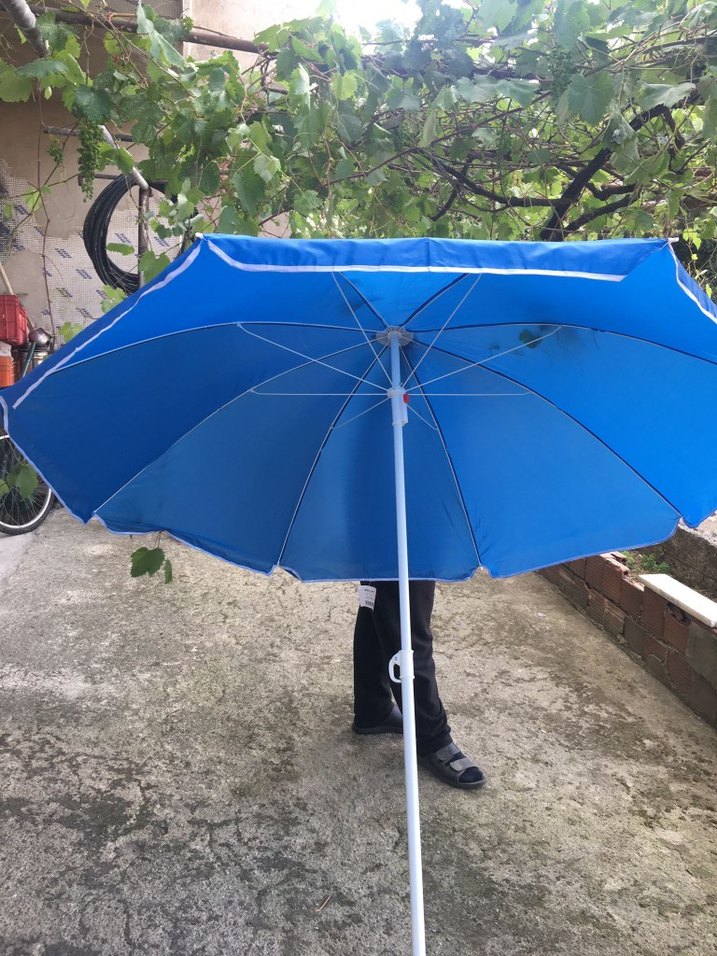 Büyük boy plaj ve cafe şemsiyeleri gabardin kumaş - Görsel 4