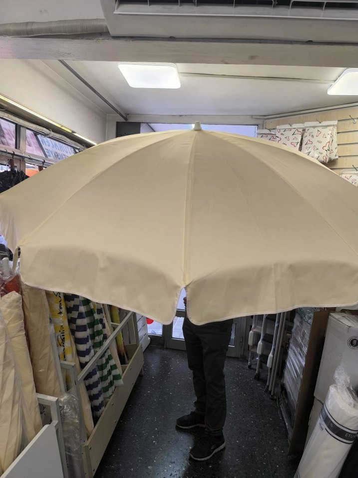 Büyük boy plaj ve cafe şemsiyeleri gabardin kumaş - Görsel 2