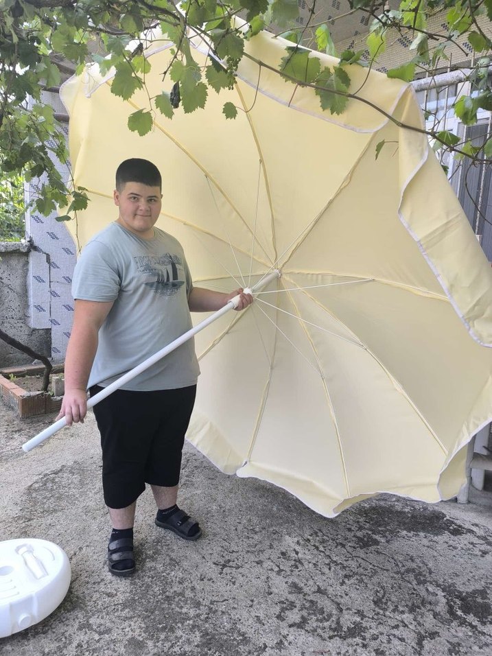 Büyük boy plaj ve cafe şemsiyeleri gabardin kumaş - Görsel 5