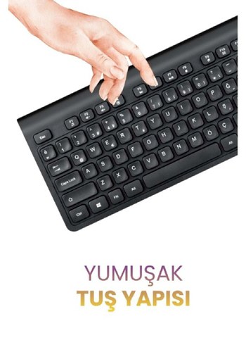 MULTİMEDYA Q KLAVYE VE MOUSE SETİ - Görsel 3