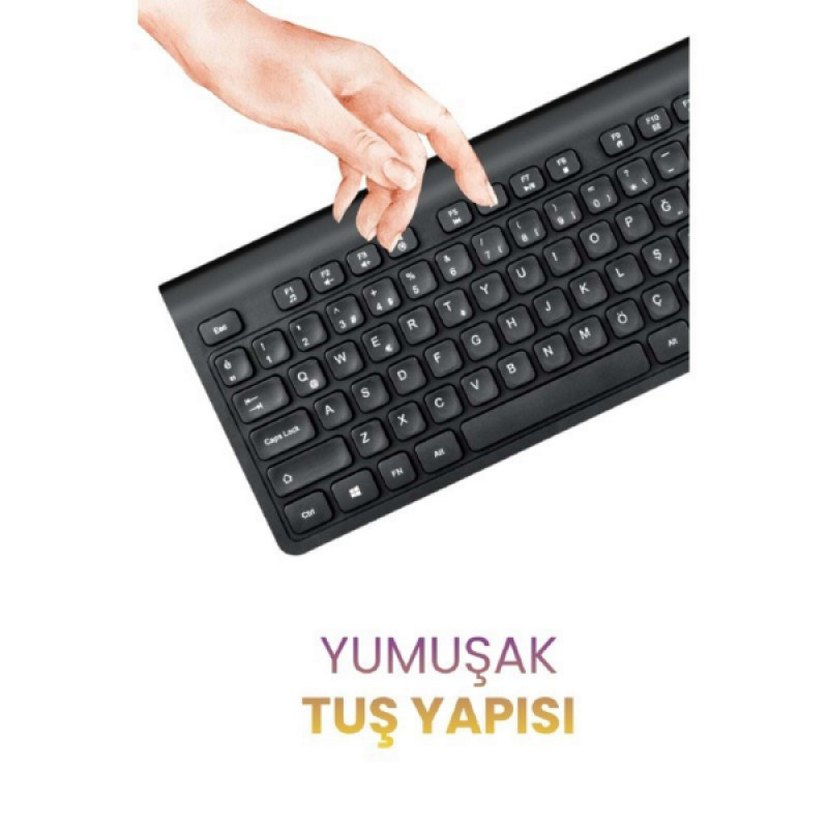 MULTİMEDYA Q KLAVYE VE MOUSE SETİ - Görsel 3