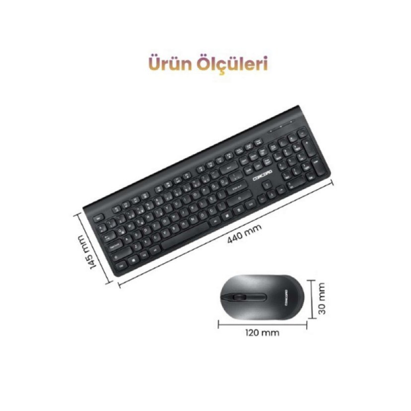 MULTİMEDYA Q KLAVYE VE MOUSE SETİ - Görsel 2