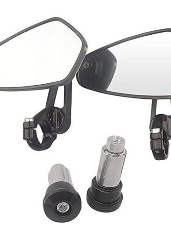 MOTOSİKLET GİDON AYNASI SİYAH TAK KULLAN - Görsel 3