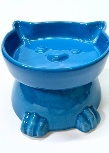 AYAKLI KULAKLI SERAMİK MAMA KABI - Görsel 4